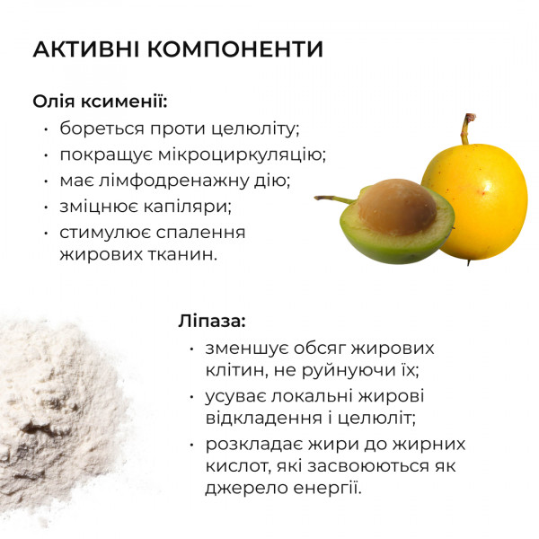 Антицеллюлитный энзимный гоммаж Hillary Anti-cellulite Gommage Zymo Cell, 200 мл