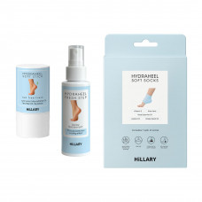 Набор против трещин, сухости и запаха стоп Hillary HydraHeel Repair Odor Control Set
