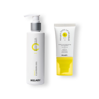 Солнцезащитный BB-крем для лица SPF30+ Nude + Увлажняющий гель для умывания с витамином С