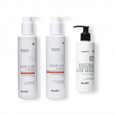 Набор Serenoa РР Hair Loss Control, 500 мл + Натуральная маска Bamboo, 200 мл