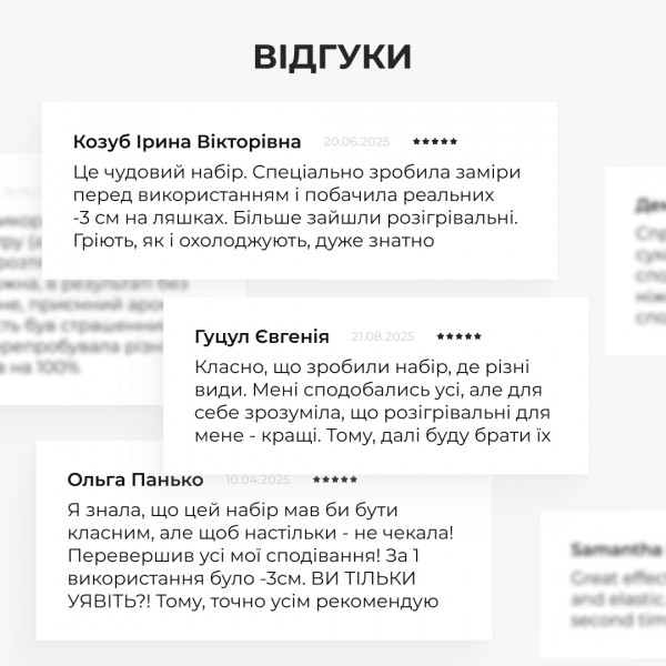 Набор Семь видов обертываний Hillary Seven-Way Cellulite Defeat