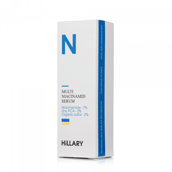 Сыворотка для лица с ниацинамидом и цинком Hillary Multi Niacinamid Serum, 30 мл