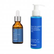 Набор для уменьшения жирности и воспалений с ниацинамидом Hillary Anti-Blemish Niacinamide Set