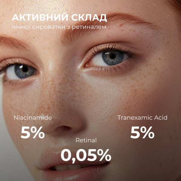 Ночная интенсивная сыворотка с ретиналем Hillary Night Intense Retinal Serum, 30 мл