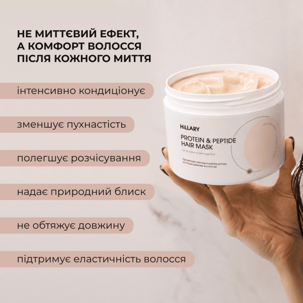 Комплекс для жирної шкіри голови та відновлення пошкодженого волосся HiLLARY