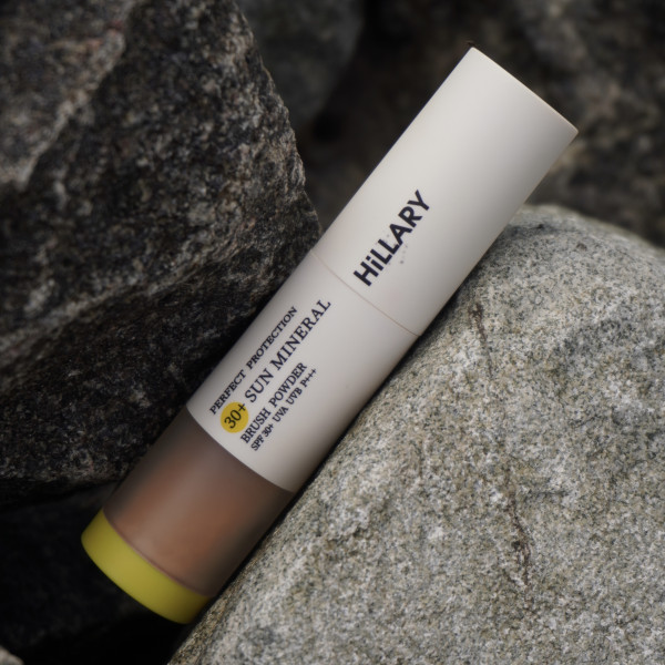 Солнцезащитная минеральная пудра из SPF 30+ Hillary Perfect Protection Sun Mineral Brush Powder SPF 30+, 4 г