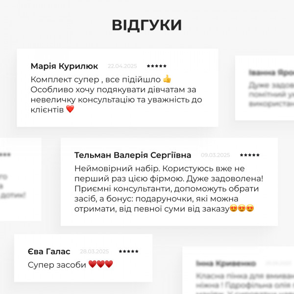 Набор для комплексного ухода за нормальной и комбинированной кожей Hillary Perfect 9