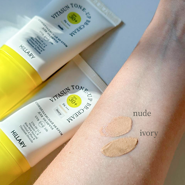 Солнцезащитный крем BB для лица SPF30+ Ivory + Увлажняющий гель для умывания с витамином С