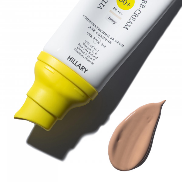 Солнцезащитный крем BB для лица SPF30+ Ivory + Увлажняющий гель для умывания с витамином С
