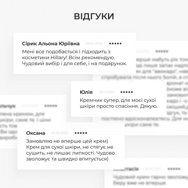 Базовый набор по уходу за сухой кожей Осенний уход Hillary Autumn care for dry skin