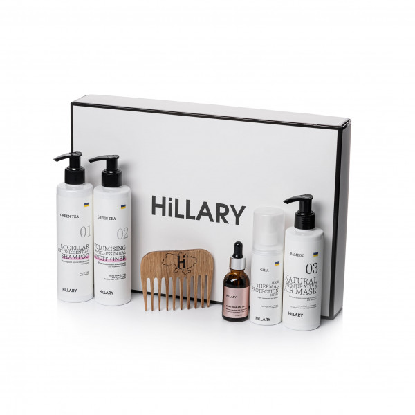 Набор комплексного ухода за жирным типом волос Hillary Perfect Hair Green Tea