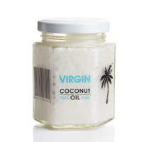 Нерафинированное кокосовое масло Hillary VIRGIN COCONUT OIL, 200 мл
