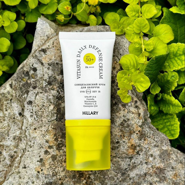 Солнцезащитный крем SPF 50+ Hillary VitaSun Daily Defense Cream, 40 мл