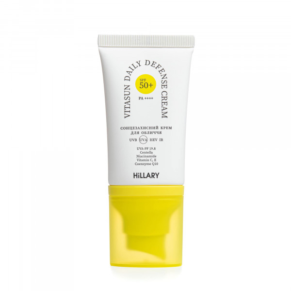Солнцезащитный крем SPF 50+ Hillary VitaSun Daily Defense Cream, 40 мл