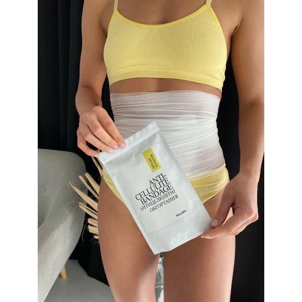 Жидкость для антицеллюлитных обертываний с маслом ксимении Hillary Anti-cellulite Bandage African Ximenia Fluid, 500 мл