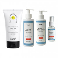 Набор из четырёх средств для ухода за кожей тела Hillary Body Care Set