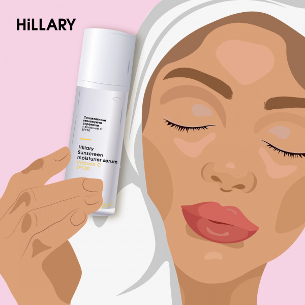 Солнцезащитная сыворотка с витамином С SPF30 + Гиалуроновая сыворотка Pure Hyaluronic