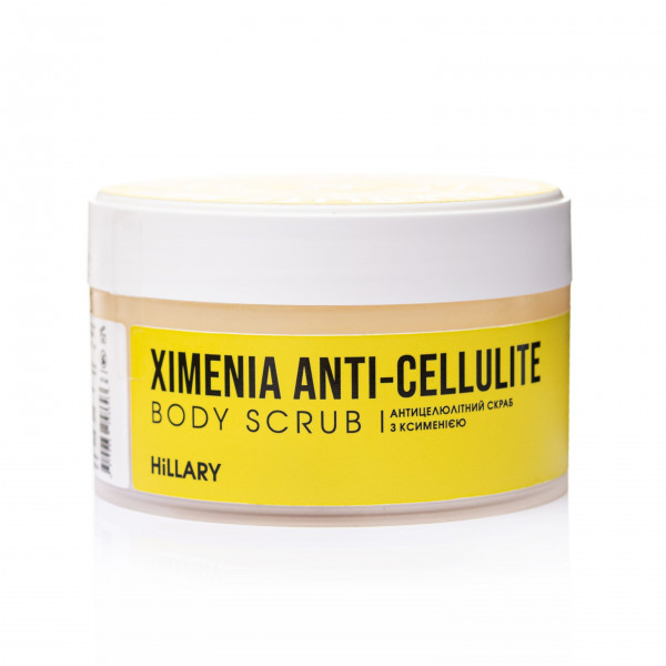 Антицеллюлитный скраб с ксименией Hillary Химения Anti-cellulite Body Scrub, 200 г