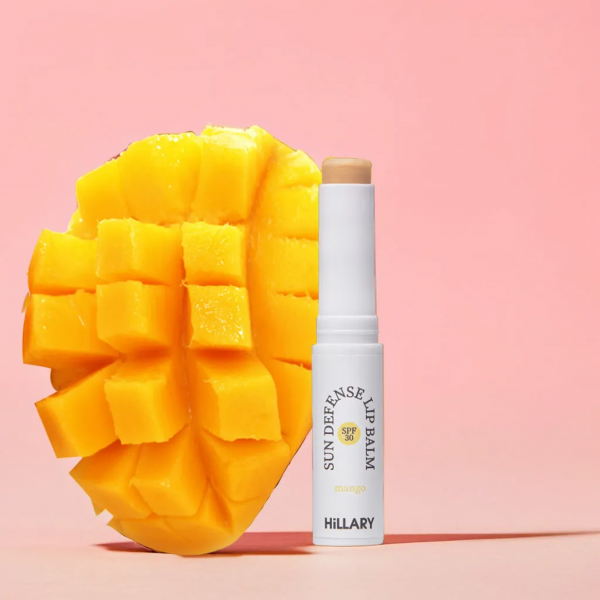 Солнцезащитный бальзам для губ Манго SPF 30 Hillary Sun Defense Lip Balm Mango SPF 30, 3 г