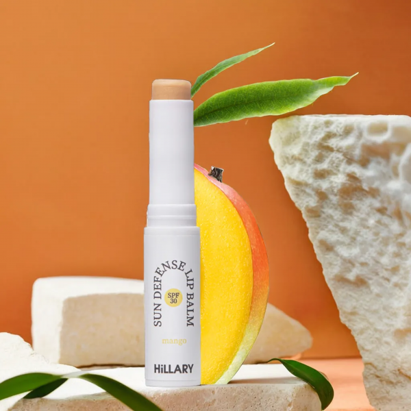 Солнцезащитный бальзам для губ Манго SPF 30 Hillary Sun Defense Lip Balm Mango SPF 30, 3 г