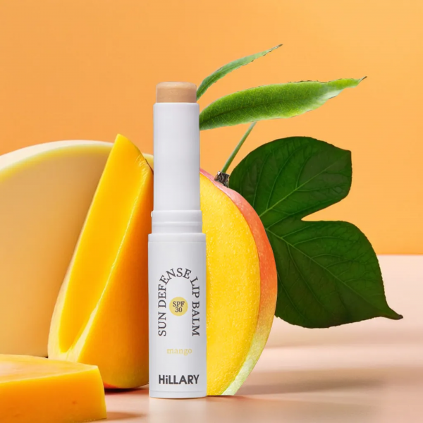 Солнцезащитный бальзам для губ Манго SPF 30 Hillary Sun Defense Lip Balm Mango SPF 30, 3 г
