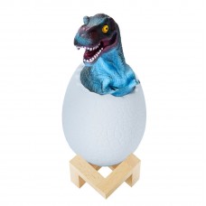 Настольный 3D светильник RIAS "Динозаврик в яйце" аккумуляторный с пультом (3_02531)