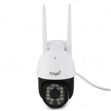 IP-камера відеоспостереження вулична CAMERA C18 TUYA APP WIFI IP 3.0mp, Біла