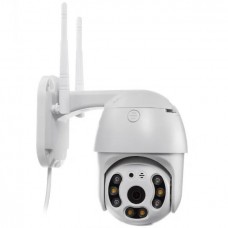 IP камера відеоспостереження RIAS PTZ-120 Wi-Fi 2MP вулична з віддаленим доступом White (3_02535)