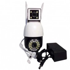 Камера відеоспостереження вулична Dual Camera P12 WI-FI IP V380PRO 8760 White N