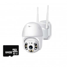 Уличная IP WIFI камера Easy Cam G3 IP66 видеонаблюдения поворотная 360 +Карта памяти 64Гб