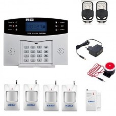 Комплект сигналізації Kerui GSM PG500 для 4-х кімнатної квартири (DJGKFDF89DFGJJ)