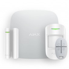 Комплект беспроводной сигнализации Ajax StarterKit 2 (8EU) white с поддержкой датчиков с фотофиксацией тревог