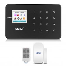 Комплект бездротової GSM сигналізації Kerui G18 black econom (DUFHFHJ9F98FF8F9)