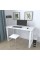 Письменный стол Ferrum-decor Драйв 750x1000x700 Белый металл ДСП Белый 16 мм (DRA078)