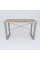 Письмовий стіл Ferrum-decor Драйв 750x1000x600 Сірий метал ДСП Дуб Сонома 32 мм (DRA137)