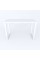 Письмовий стіл Ferrum-decor Драйв 750x1000x700 Білий метал ДСП Білий 32 мм (DRA204)