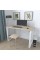 Письменный стол Ferrum-decor Драйв 750x1000x700 Белый металл ДСП Дуб Сонома 16 мм (DRA081)