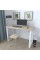 Письменный стол Ferrum-decor Драйв 750x1000x700 Белый металл ДСП Дуб Сонома 32 мм (DRA207)