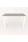 Письменный стол Ferrum-decor Драйв 750x1000x700 Белый металл ДСП Дуб Сонома Трюфель 16 мм (DRA082)