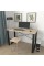 Письменный стол Ferrum-decor Драйв 750x1000x700 Черный металл ДСП Дуб Сонома 16 мм (DRA067)