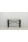 Письмовий стіл Ferrum-decor Драйв 750x1000x600 Чорний метал ДСП Дуб Сонома 16 мм (DRA004)