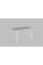 Письмовий стіл Ferrum-decor Драйв 750x1000x600 Білий метал ДСП Дуб Сонома Трюфель 16 мм (DRA019)
