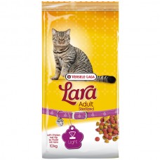Сухой премиум корм для кастрированных котов и стерилизованных кошек Lara Adult Sterilized курица 10 кг (5410340409992)