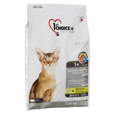 Сухой корм 1st Choice Adult Hypoallergenic для котов 5.44 кг (65672264051)