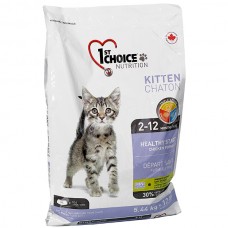 Сухой супер премиум корм для котят 1st Choice Kitten Healthy Start курица 5.44 кг (65672290050)