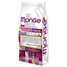 Сухой корм для взрослых кошек с чувствительным пищеварением Monge Cat Adult Sensitive 10 кг