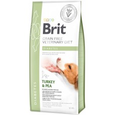 Сухий корм Brit VetDiets Diabetes 12 kg (для дорослих собак при цукровому діабеті)