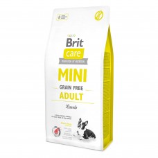 Сухой корм для взрослых собак миниатюрных пород Brit Care Mini Grain Free Adult 7 кг (8595602520121)