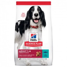 Корм Hill's Science Plan Canine Adult Medium Breed Tuna & Rice сухой с тунцом для собак средних пород 12 кг (052742926902)