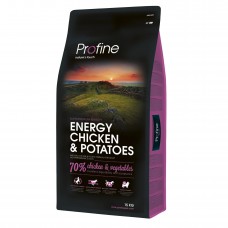 Сухой корм для взрослых собак с повышенной активностью Profine Adult Energy Chicken с курицей и картофелем 15 кг (8595602517473)